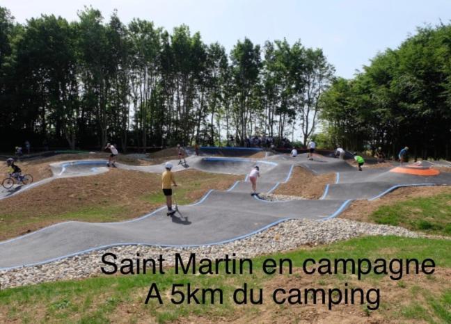 Camping Le Clos Savoye Biville-sur-Mer Ngoại thất bức ảnh